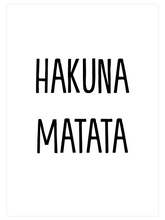Hakuna Matata - Art Print